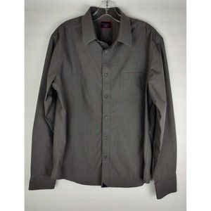 Untuckit Men's Gray Button Up Shirt Size Large